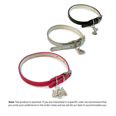 Charm Dog Collar 1 x 25 cm, Assorted Colors